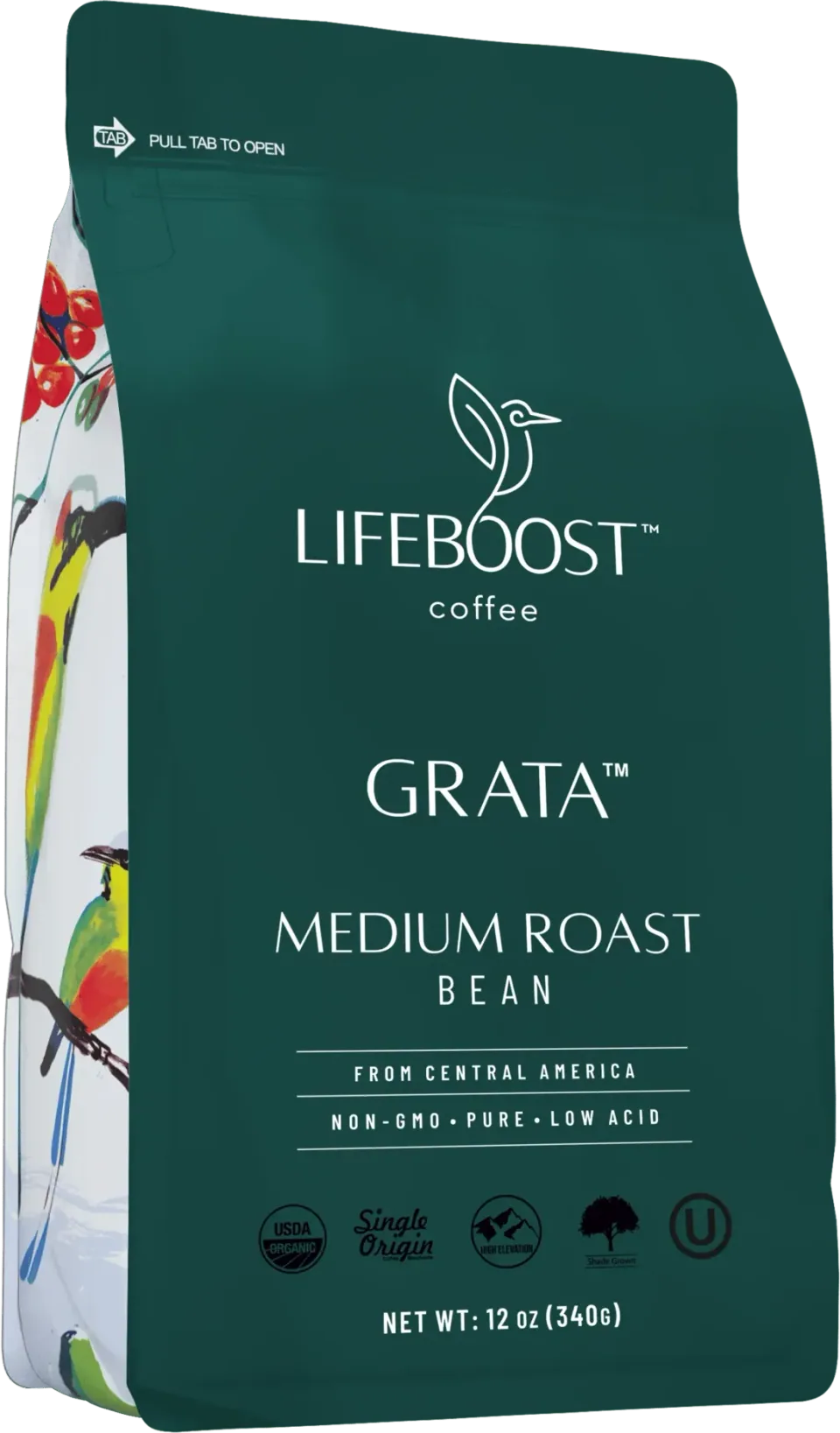 Lifeboost Coffee Grata Medium Roast