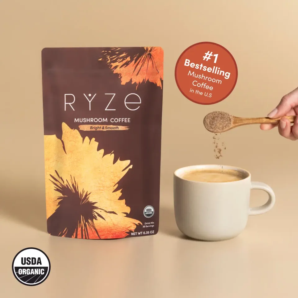 RYZE Superfoods Mushroom Coffee (Medium Roast)