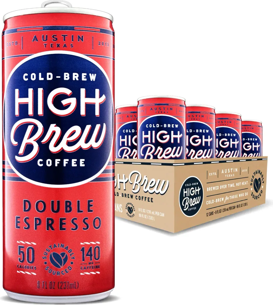 High Brew Coffee Cold Brew Double Espresso (8 oz can)